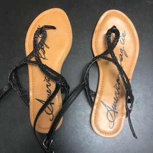 Black American Rag Sandals